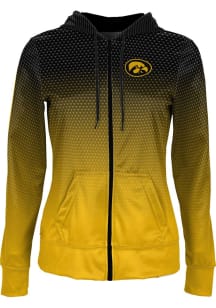 ProSphere Iowa Hawkeyes Womens Black Zoom Light Weight Jacket