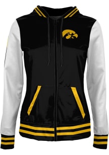 ProSphere Iowa Hawkeyes Womens Black Letterman Light Weight Jacket