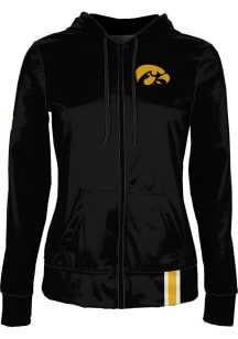 ProSphere Iowa Hawkeyes Womens Black Solid Light Weight Jacket