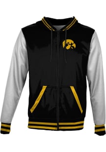 ProSphere Iowa Hawkeyes Youth Black Letterman Light Weight Jacket