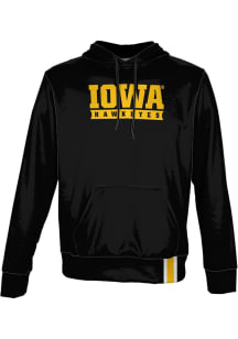 ProSphere Iowa Hawkeyes Youth Black Solid Long Sleeve Hoodie