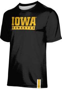 ProSphere Iowa Hawkeyes Youth Black Solid Short Sleeve T-Shirt