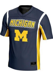 ProSphere Michigan Wolverines Blue Rival Design Football Jersey