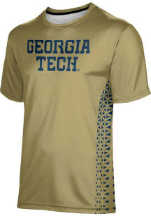 ProSphere GA Tech Yellow Jackets Gold Geometric Short Sleeve T Shirt