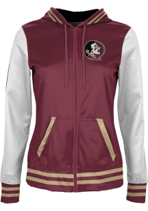 ProSphere Florida State Seminoles Womens Red Letterman Light Weight Jacket