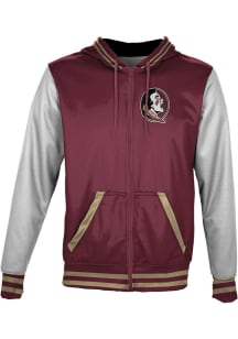ProSphere Florida State Seminoles Youth Red Letterman Light Weight Jacket