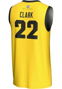 Caitlin Clark  ProSphere Iowa Hawkeyes Youth Authentic Graphic Gold Basketball Jersey