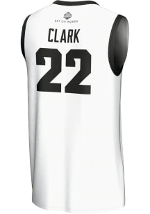 Caitlin Clark  ProSphere Iowa Hawkeyes Youth Authentic Design White Basketball Jersey