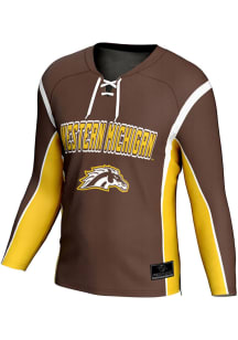 ProSphere  Western Michigan Broncos Mens Brown Rival Hockey Jersey