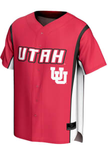ProSphere Utah Utes Mens Red Rival Baseball Jersey