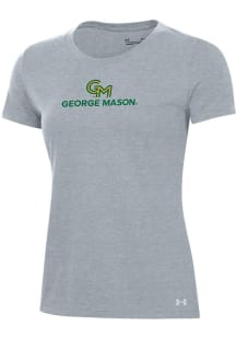 Under Armour George Mason University Womens Grey Performance Short Sleeve T-Shirt