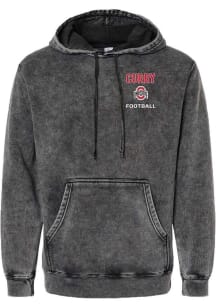 Caden Curry  Rally Ohio State Buckeyes Mens Black Football NIL Embroidered Fashion Hood