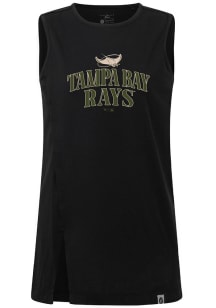 Levelwear Tampa Bay Rays Womens Black Influx Arch AR W Tank Top