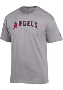 Champion Los Angeles Angels Grey Jersey Short Sleeve T Shirt