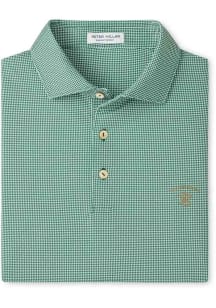 Peter Millar William & Mary Tribe Mens Green Border Short Sleeve Fashion Polo