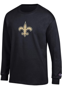 Champion New Orleans Saints Black Jersey Long Sleeve T Shirt