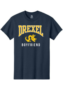 Summit Sportswear Drexel Dragons Navy Blue Boyfriend Short Sleeve T Shirt