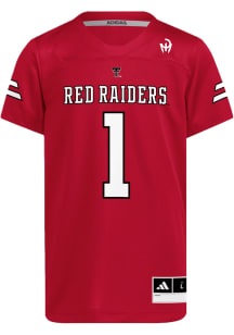 Adidas Texas Tech Red Raiders Youth Red Replica 26 Football Jersey