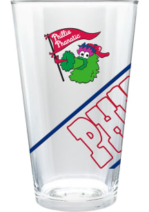 Philadelphia Phillies Phantic Culture 3D Embossed Pint Glass - White