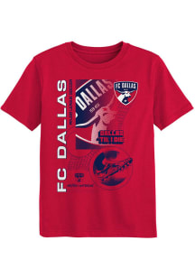 FC Dallas Boys Red Strategy Short Sleeve T-Shirt
