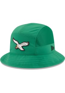 New Era Philadelphia Eagles Kelly Green 2026 NFL Sideline Bucket Mens Bucket Hat