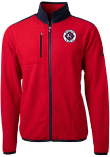 Cutter and Buck New England Revolution Mens Red Cascade Sherpa Light Weight Jacket
