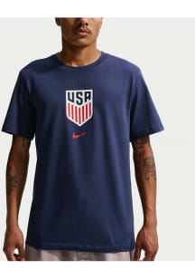 Nike USMNT Navy Blue Crest Short Sleeve T Shirt