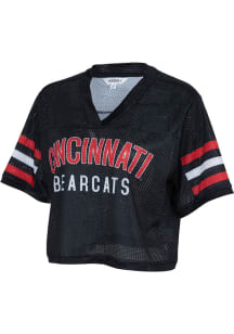 Cincinnati Bearcats Womens Field Goal Fashion Football Jersey - Black