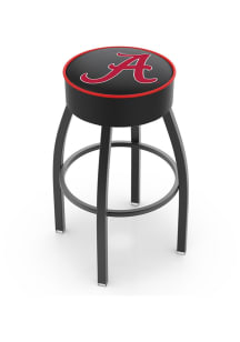 Alabama Crimson Tide Script Swivel Pub Stool - Black
