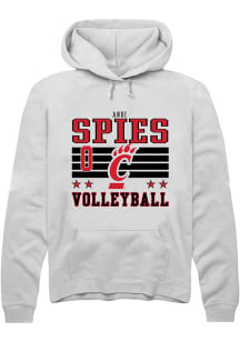 Andi Spies Cincinnati Bearcats Mens White NIL Striped Player Hood