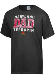 Maryland Terrapins Black Dad Short Sleeve T Shirt