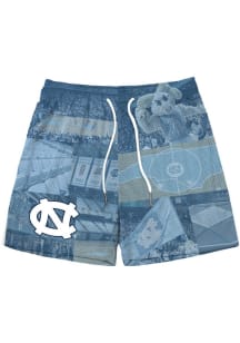 SLAM North Carolina Tar Heels Mens Navy Blue Fudamental Shorts Shorts