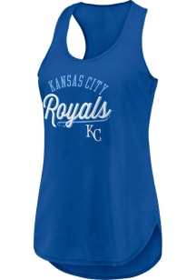 Kansas City Royals Womens Royal Blue Arch Tank Top