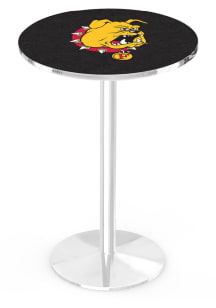 Ferris State Bulldogs Chrome Round Base Pub Table