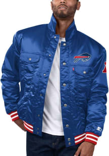 Starter Buffalo Bills Mens Blue Levi's Jacket Medium Weight Jacket