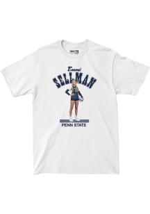 Emerson Sellman Penn State Nittany Lions White Illustrated Tee Short Sleeve Fashion Player T Shirt