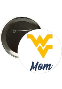 West Virginia Mountaineers 3" Mom Button - Navy Blue