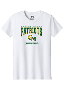 Summit Sportswear George Mason University Youth White Rowing Short Sleeve T-Shirt