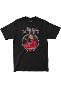 Manaia Ogbechie Nebraska Cornhuskers Youth Black Illustrated Tee Fashion Player Tee