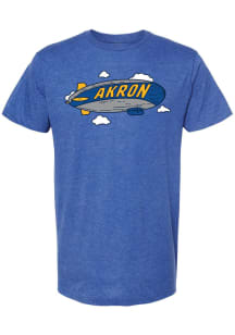 Summit Sportswear Akron Blue Blimp Short Sleeve Fashion T Shirt