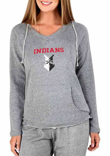 Concepts Sport Indianapolis Indians Womens Ash Mainstream Hooded Sweatshirt