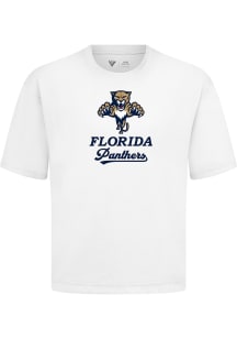 Levelwear Florida Panthers White Signature Knit Team Surge Short Sleeve Fashion T Shirt