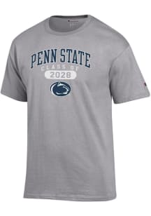 Champion Penn State Nittany Lions Grey Class of 2028 Jersey Short Sleeve T Shirt