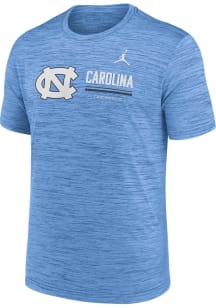 Nike North Carolina Tar Heels Light Blue DriFit Velocity Jordan Short Sleeve T Shirt