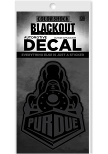 Purdue Boilermakers Mascot Auto Decal - Black