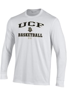 Under Armour UCF Knights White Basketball Performance Long Sleeve T Shirt