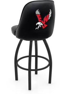Eastern Washington Eagles Padded Swivel Pub Stool - Black