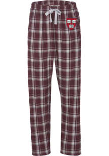 Harvard Crimson Womens Maroon Haley Flannel Loungewear Sleep Pants