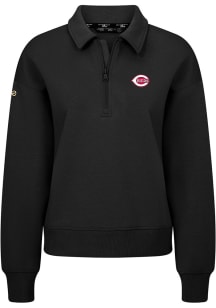 Levelwear Cincinnati Reds Womens Black Canmore Insignia 2.0 Medium Weight Jacket