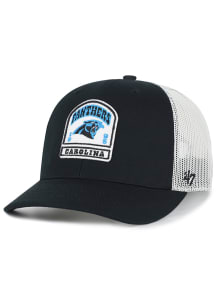 47 Carolina Panthers Headstone Trucker Adjustable Hat - Black